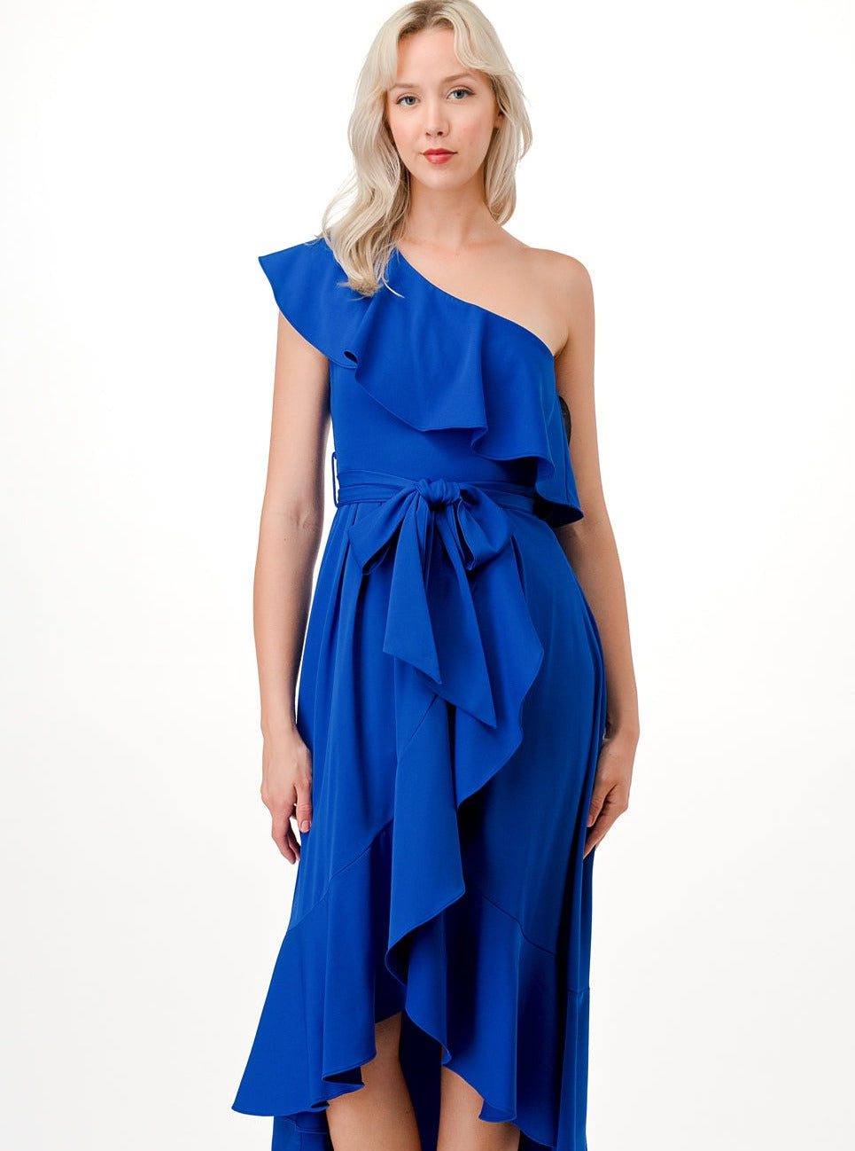 Royal Blue Midi Dress