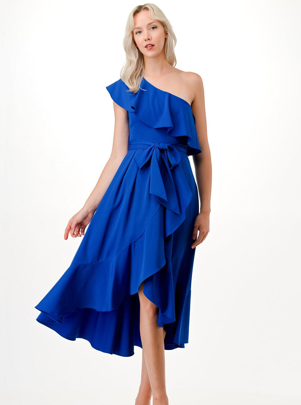 Royal Blue Midi Dress