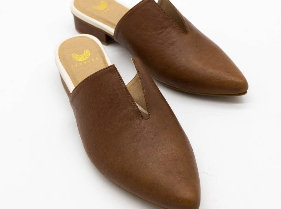 Pijao Mule in tan leather - Stivali