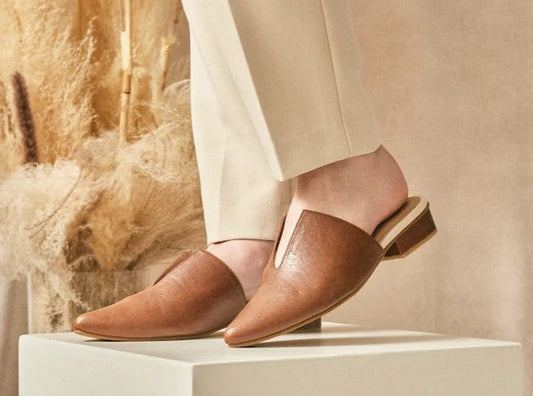 Pijao Mule in tan leather - Stivali