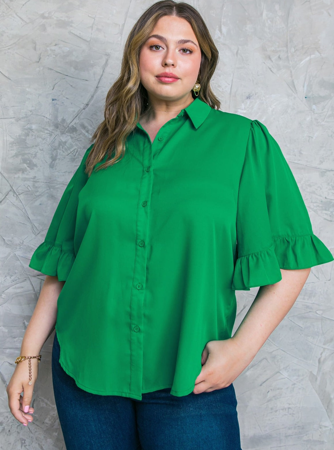 Emerald Green Shirt