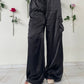 Satin Cargo Pant