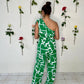 Jumpsuit con estampado one shoulder